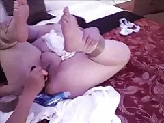 Chubby na háise amaitéarach aibí bréagán spraoi